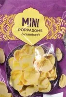 Mängden socker i Mini popadoms