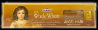 Mängden socker i Whole wheat angel hair