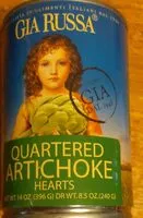 Mängden socker i Artichoke hearts