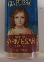 Mängden socker i grated parmesan cheese