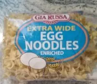 Mängden socker i Gia Russia Extra Wide Egg Noodles Enriched