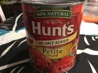Mängden socker i HUNTS No Salt Petite Diced Tomatoes, 28 OZ