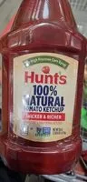 Mängden socker i Hunts 100% Natural Tomato Ketchup