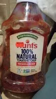 Mängden socker i Hunts thicker & richer tomato ketchup