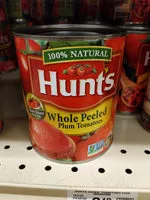 Mängden socker i Hunt's Whole Peeled Plum Tomatoes, 28 oz, 28 OZ