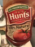 Mängden socker i Hunt's 100% Natural Tomato Ketchup, 28 oz, 28 OZ