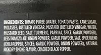 Mängden socker i Hickory Cracked Pepper Barbeque Sauce