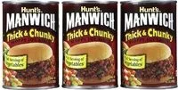 Mängden socker i Manwich thick chunky sloppy joe sauce