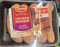 Mängden socker i Sweet Italian Chicken Sausage