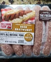 Mängden socker i Beer Bratwurst