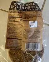 Mängden socker i Whole Wheat English Muffins