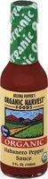 Mängden socker i Organic harvest habanero pepper sauce