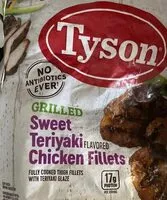 Mängden socker i Grilled sweet teriyaki chicken