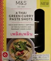 Mängden socker i Pâte de curry vert thaï