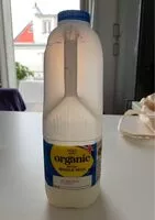 Mängden socker i Organic whole British milk
