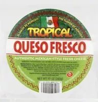 Mängden socker i Queso Fresco Authentic Mexican-Style Fresh Cheese