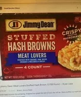 Mängden socker i Jimmy  Dean  Meat Lover Stuffed Hashbrown