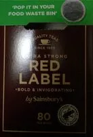 Mängden socker i Extra Strong red lable