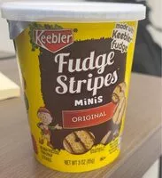 Mängden socker i Fudge strips minis original