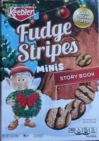 Mängden socker i Story book Fudge stripes minis cookies