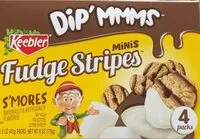 Mängden socker i Dip mmms fudge stripes