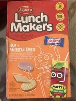 Mängden socker i Lunch makers - ham & American cheese