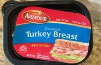 Mängden socker i smoked turkey breast