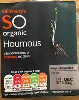 Mängden socker i So Organic Houmous