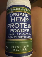 Mängden socker i trader Joe's Hemp powder