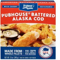 Mängden socker i Pubhouse battered alaskan cod