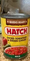 Mängden socker i Hatch diced tomatoes and green chilies