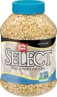 Mängden socker i Select premium white popcorn kernels whole grain nongmo