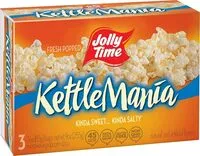 Mängden socker i Kettlemania microwave popcorn sweet salty gourmet kettle corn