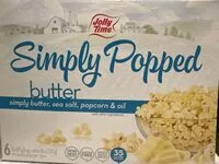 Mängden socker i Simply popped microwave popcorn