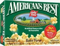 Mängden socker i Popcorn Américain : Maïs Pour Micro-ondes