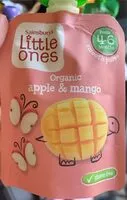 Mängden socker i Organic apple & mango
