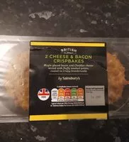 Mängden socker i Sainsbury's Cheese & Bacon Crispbakes