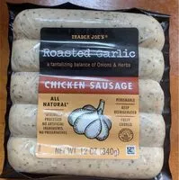 Mängden socker i Roasted garlic chicken sausage