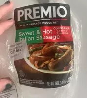 Mängden socker i Sweet italian sausage