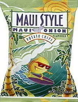 Mängden socker i Maui style flavored potato chips