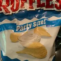 Mängden socker i Ruffles Original Party Size Potato Chips 13.5 Ounce Plastic Bag