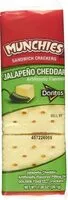 Mängden socker i Frito lay munchies jalapeno sandwich crackers