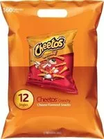 Mängden socker i Crunchy cheese flavored snacks