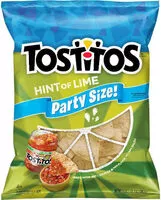 Mängden socker i Party size! hint of lime flavored tortilla chips