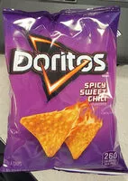 Mängden socker i Doritos spicy sweet chili