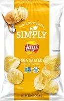 Mängden socker i Simply sea salted thick cut potato chips