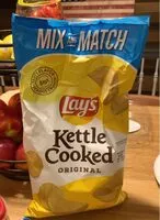 Mängden socker i Kettle cooked original potato chips