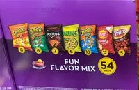Mängden socker i Frito-Lay variety pack fun flavor mix