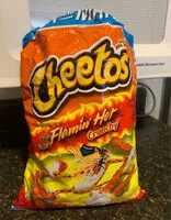 Mängden socker i Flamin' hot cheese flavored snacks