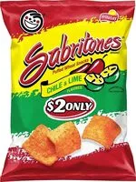 Mängden socker i Sabritones puffed wheat snacks